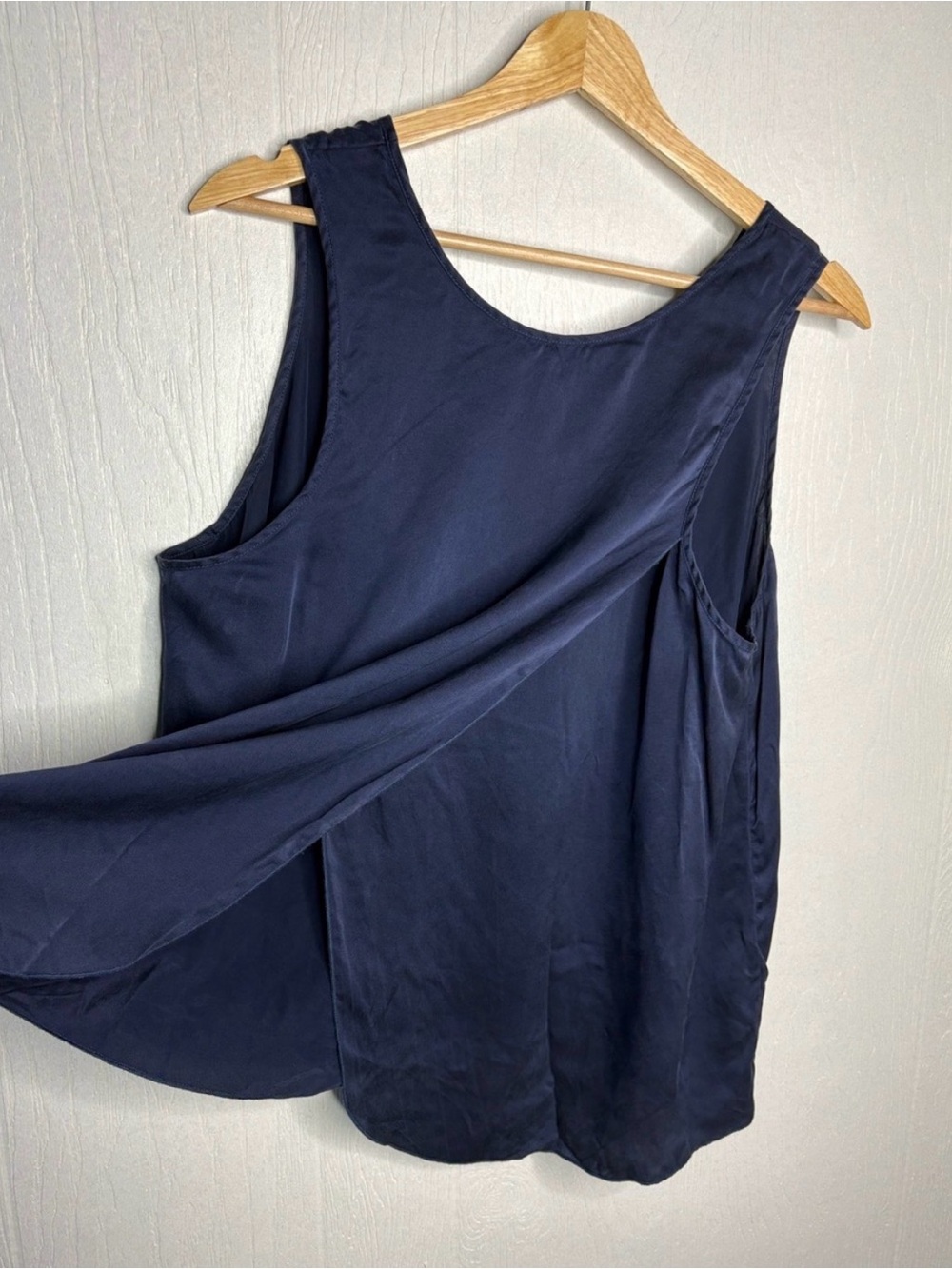 lunya washable silk pajamas Navy Tank & Shorts Sleep Set - Picture 4 of 11